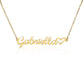Name Necklace with Heart